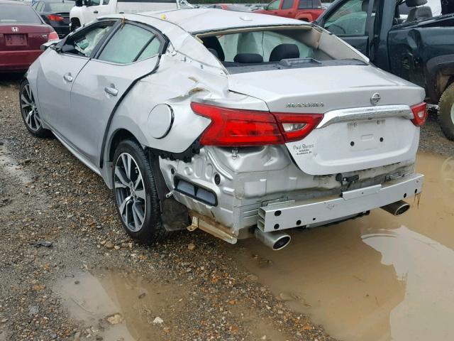 1N4AA6AP6HC438991 - 2017 NISSAN MAXIMA 3.5 SILVER photo 3