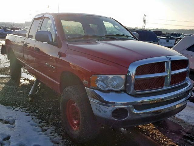 3D7KU28D43G792644 - 2003 DODGE RAM 2500 S წითელი ფოტო 1