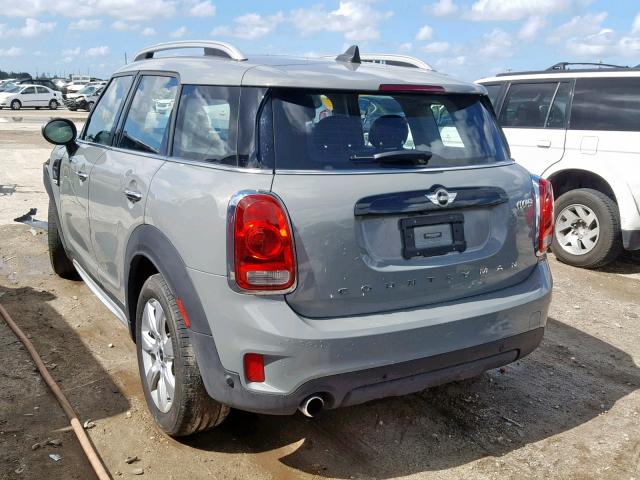 WMZYS7C32J3E08501 - 2018 MINI COOPER COU GRAY photo 3