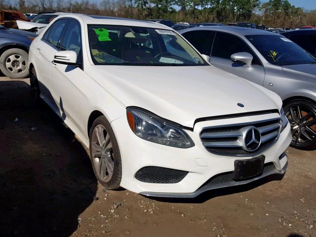 WDDHF5KB5EA839002 - 2014 MERCEDES-BENZ E 350 WHITE photo 1