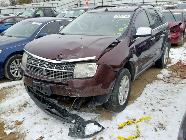 2LMDU68C59BJ01909 - 2009 LINCOLN MKX BROWN photo 2