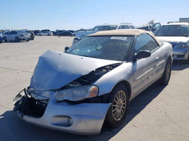 1C3EL55R66N259142 - 2006 CHRYSLER SEBRING TO SILVER photo 2