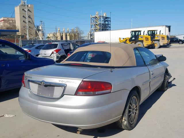 1C3EL55R66N259142 - 2006 CHRYSLER SEBRING TO SILVER photo 4