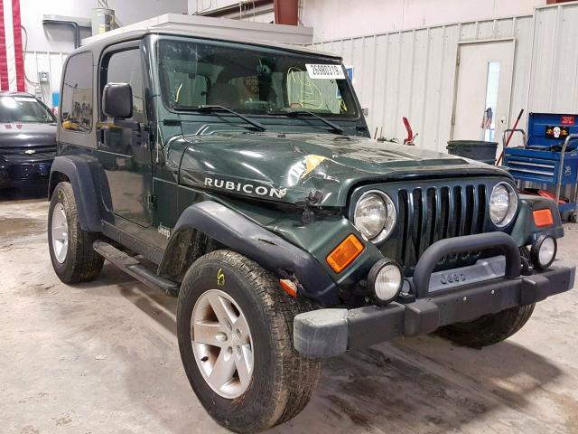 1J4FA69S14P729999 - 2004 JEEP WRANGLER / GREEN photo 1