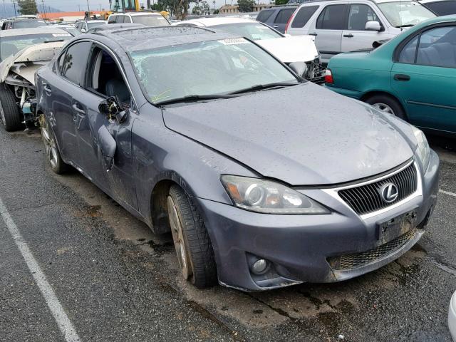 JTHBF5C28C5184823 - 2012 LEXUS IS 250 CHARCOAL photo 1