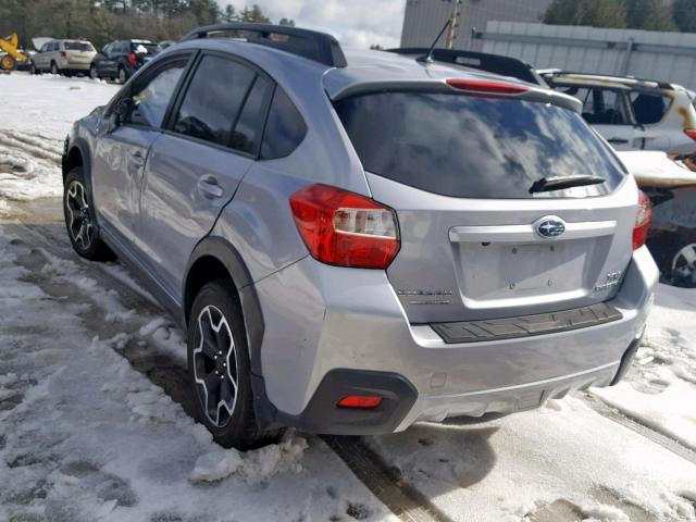 JF2GPACC9F8293401 - 2015 SUBARU XV CROSSTR SILVER photo 3