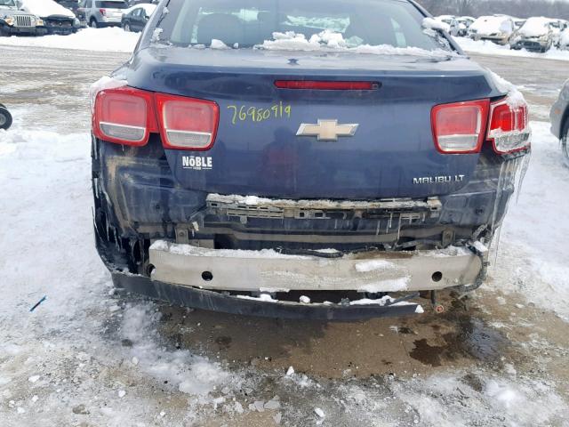 1G11C5SA6DF202447 - 2013 CHEVROLET MALIBU 1LT BLUE photo 9