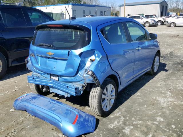 KL8CF6SA1JC437695 - 2018 CHEVROLET SPARK 2LT BLUE photo 4