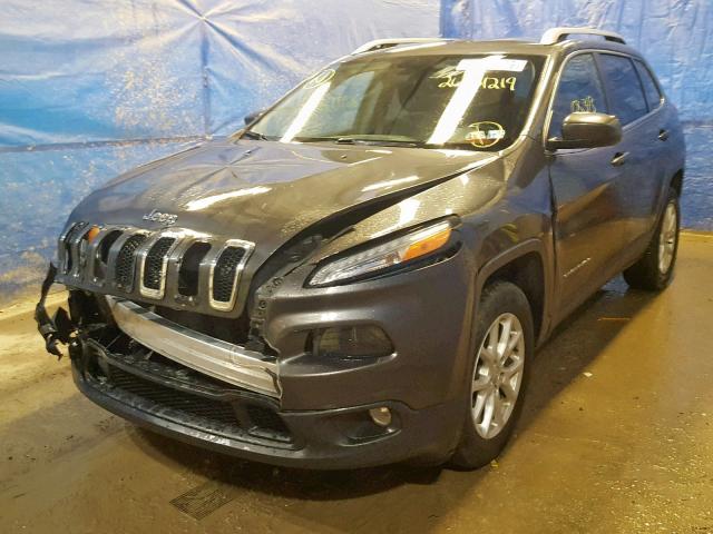 1C4PJMCB0FW664174 - 2015 JEEP CHEROKEE L GRAY photo 2