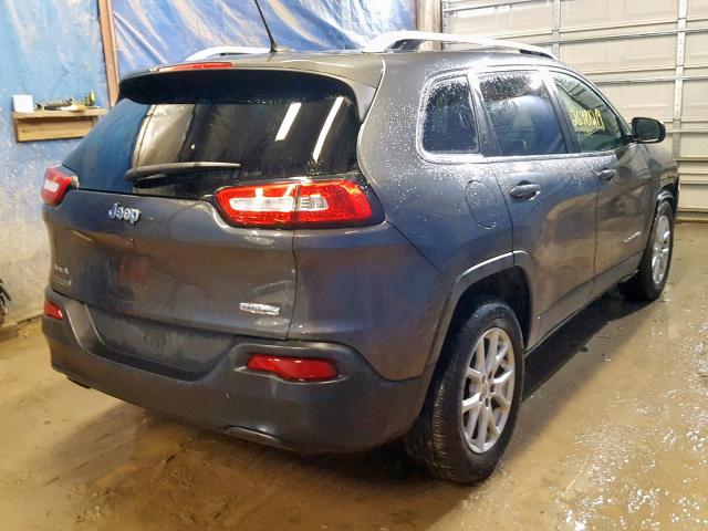 1C4PJMCB0FW664174 - 2015 JEEP CHEROKEE L GRAY photo 4