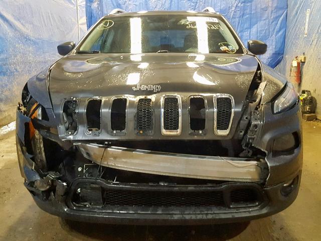 1C4PJMCB0FW664174 - 2015 JEEP CHEROKEE L GRAY photo 9