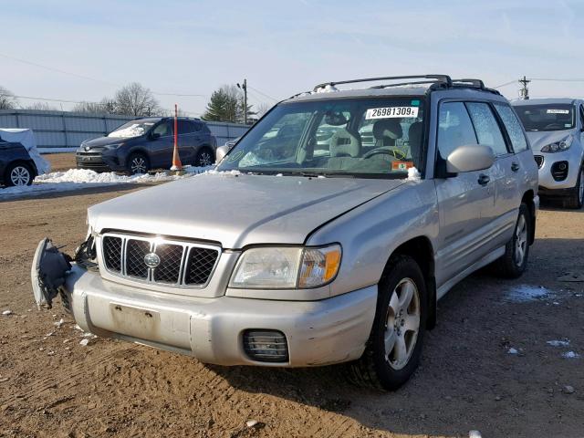 JF1SF65631H744093 - 2001 SUBARU FORESTER S GRAY photo 2