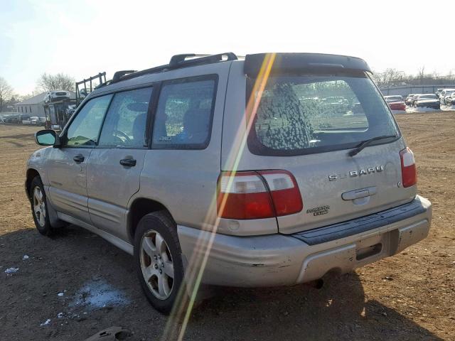 JF1SF65631H744093 - 2001 SUBARU FORESTER S GRAY photo 3