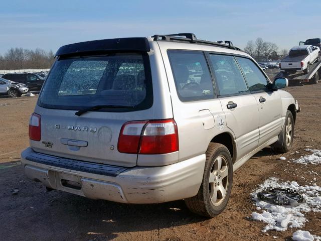 JF1SF65631H744093 - 2001 SUBARU FORESTER S GRAY photo 4