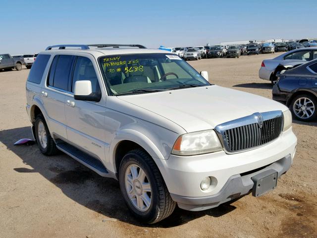 5LMEU88H34ZJ44395 - 2004 LINCOLN AVIATOR 白色 照片 1