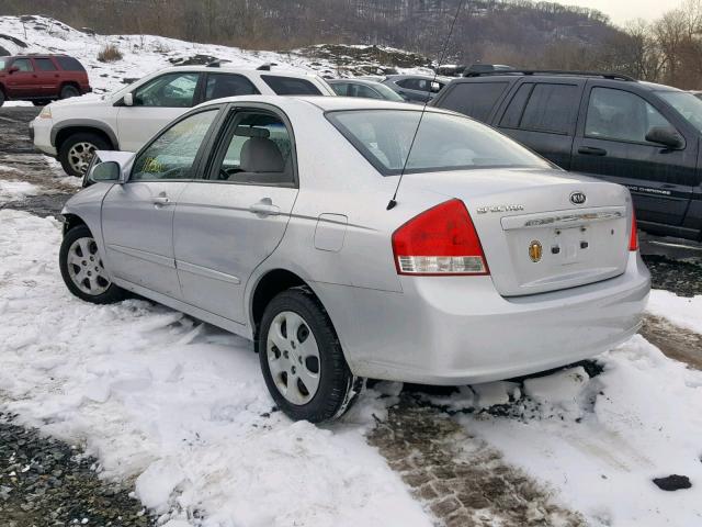 KNAFE122875454863 - 2007 KIA SPECTRA EX GRAY photo 3