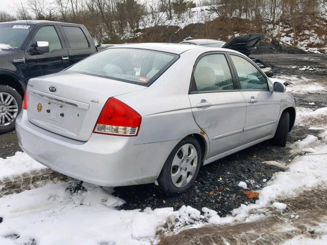 KNAFE122875454863 - 2007 KIA SPECTRA EX GRAY photo 4