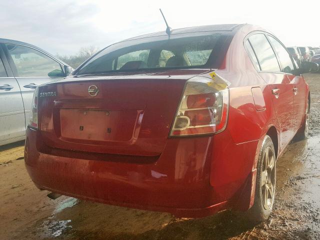 3N1AB61E49L608926 - 2009 NISSAN SENTRA 2.0 RED photo 4