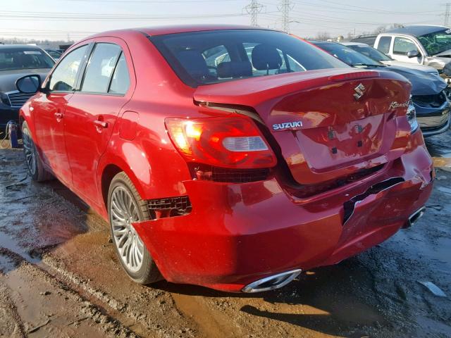 JS2RE9A3XC6101138 - 2012 SUZUKI KIZASHI SE RED photo 3