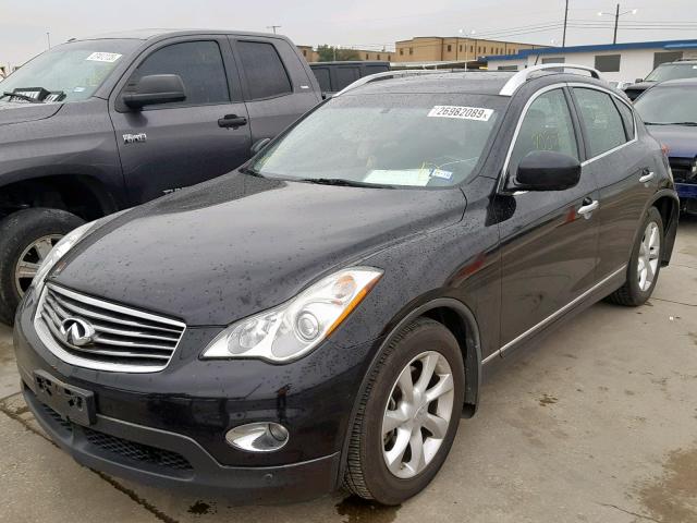 JN1AJ0HP9AM700082 - 2010 INFINITI EX35 BASE BLACK photo 2