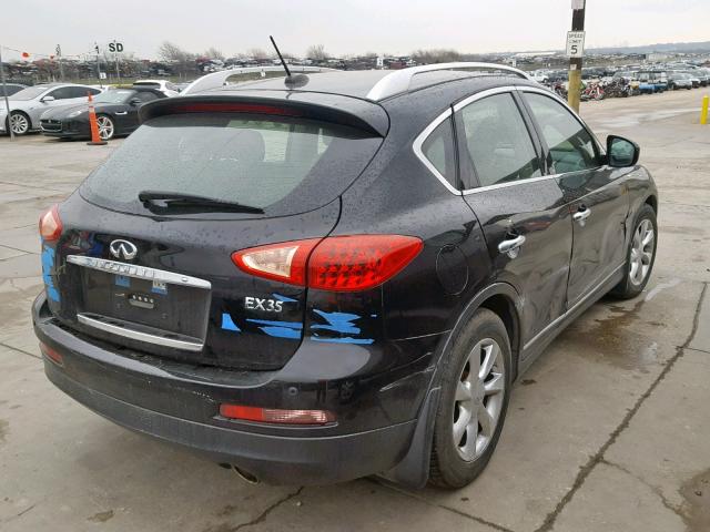 JN1AJ0HP9AM700082 - 2010 INFINITI EX35 BASE BLACK photo 4
