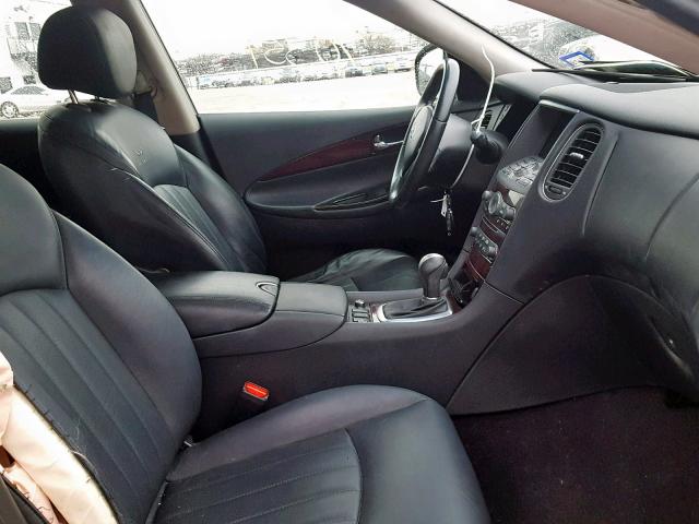 JN1AJ0HP9AM700082 - 2010 INFINITI EX35 BASE BLACK photo 5