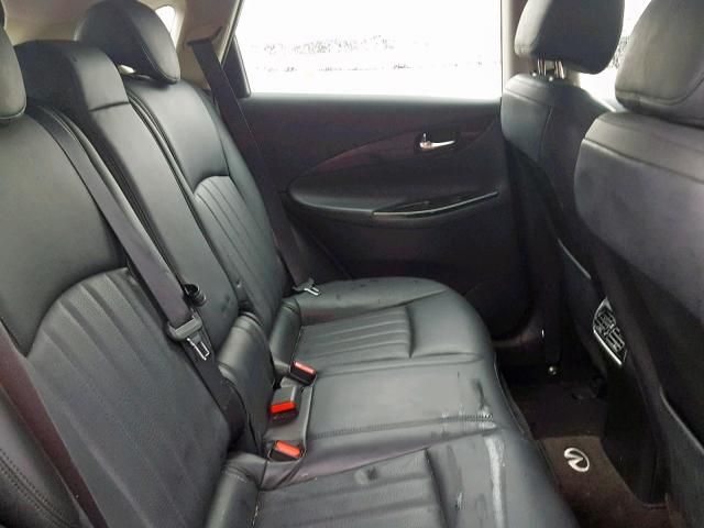 JN1AJ0HP9AM700082 - 2010 INFINITI EX35 BASE BLACK photo 6