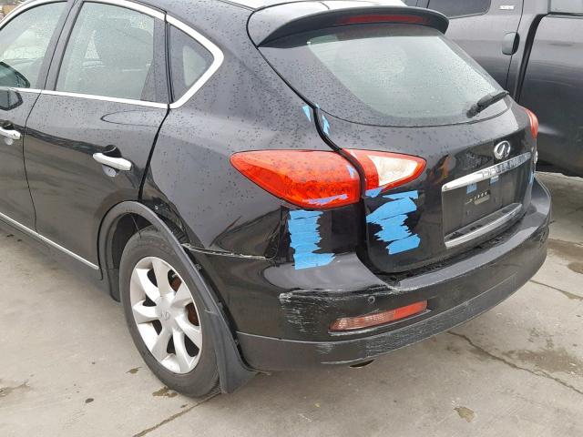JN1AJ0HP9AM700082 - 2010 INFINITI EX35 BASE BLACK photo 9