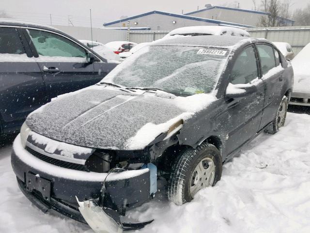 1G8AG52F43Z193651 - 2003 SATURN ION LEVEL BLACK photo 2