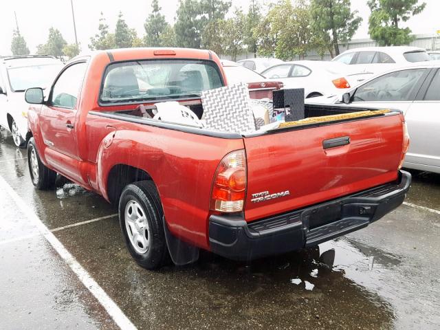 5TENX22N78Z495525 - 2008 TOYOTA TACOMA RED photo 3