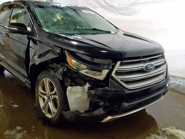 2FMPK3K89GBB12166 - 2016 FORD EDGE TITAN BLACK photo 9