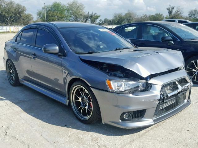 JA32W5FV2FU010455 - 2015 MITSUBISHI LANCER EVO GRAY photo 1