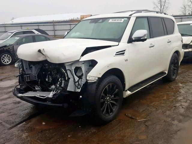 JN8AY2NE4K9756995 - 2019 NISSAN ARMADA PLA WHITE photo 2