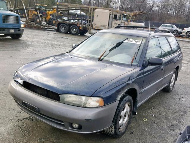 4S3BK6356S7358887 - 1995 SUBARU LEGACY L/O BLUE photo 2