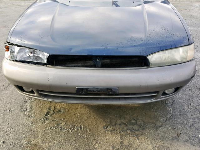 4S3BK6356S7358887 - 1995 SUBARU LEGACY L/O BLUE photo 9