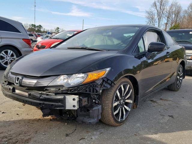 2HGFG3B0XFH512648 - 2015 HONDA CIVIC EXL BLACK photo 2