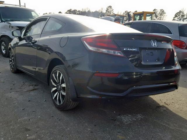 2HGFG3B0XFH512648 - 2015 HONDA CIVIC EXL BLACK photo 3