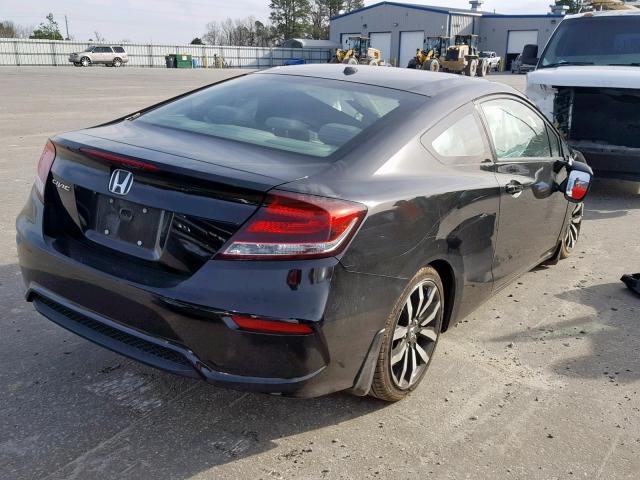 2HGFG3B0XFH512648 - 2015 HONDA CIVIC EXL BLACK photo 4