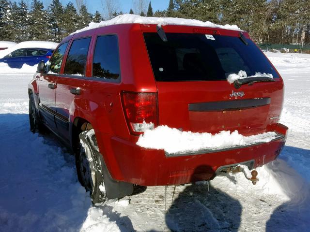 1J4GR48K85C689707 - 2005 JEEP GRAND CHER RED photo 3