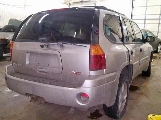 1GKDT13S242377908 - 2004 GMC ENVOY SILVER photo 4