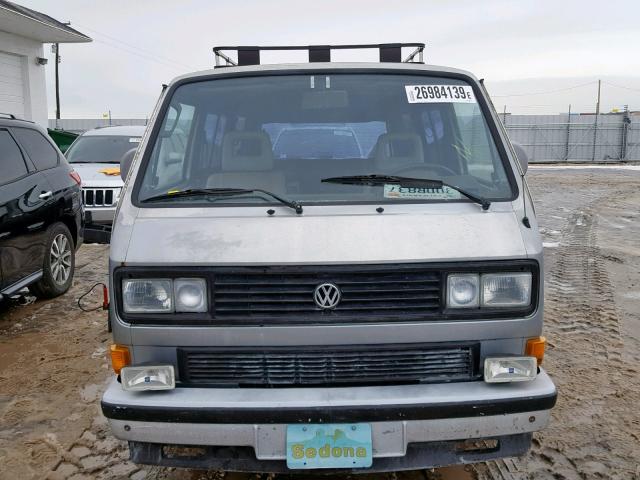 WV2YB0251HH069543 - 1987 VOLKSWAGEN VANAGON BU SILVER photo 9