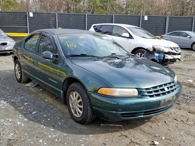 1P3EJ46X3WN113841 - 1998 PLYMOUTH BREEZE BAS GREEN photo 1