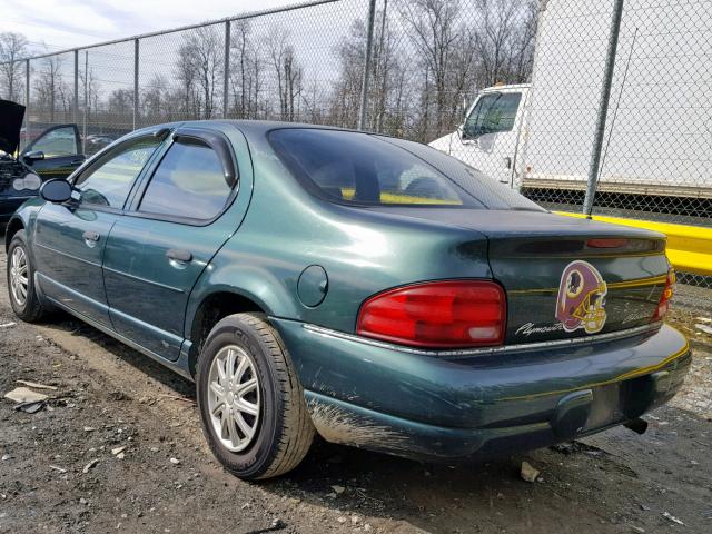 1P3EJ46X3WN113841 - 1998 PLYMOUTH BREEZE BAS GREEN photo 3