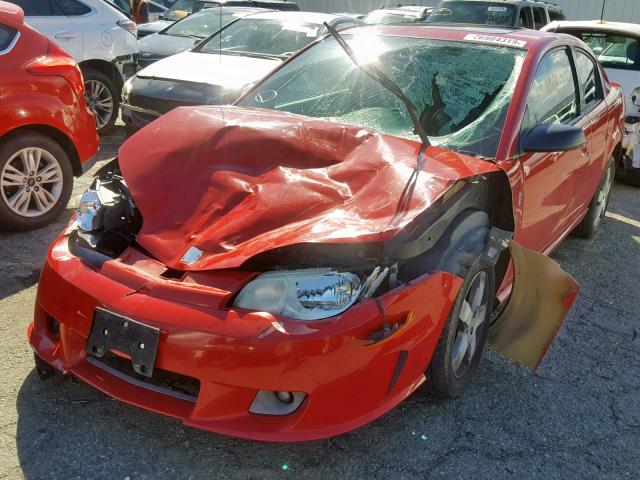 1G8AW15B17Z166434 - 2007 SATURN ION LEVEL RED photo 2
