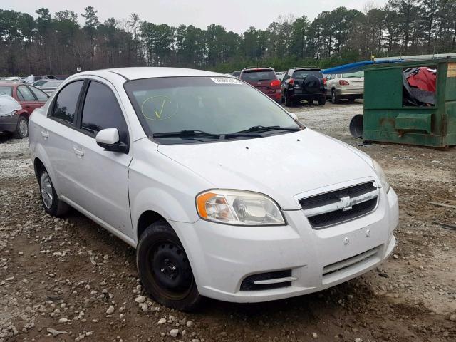 KL1TD5DE9BB136565 - 2011 CHEVROLET AVEO LS WHITE photo 1