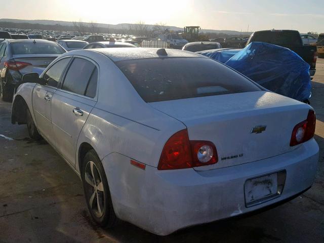 1G1ZC5EU4CF124970 - 2012 CHEVROLET MALIBU 1LT თეთრი ფოტო 3