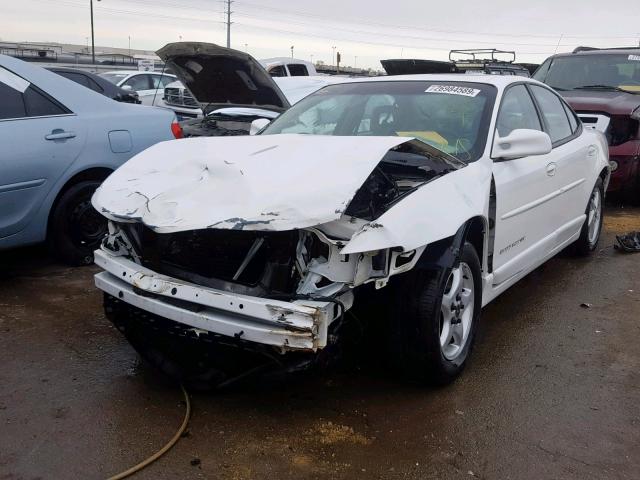 1G2WP52K81F217011 - 2001 PONTIAC GRAND PRIX WHITE photo 2