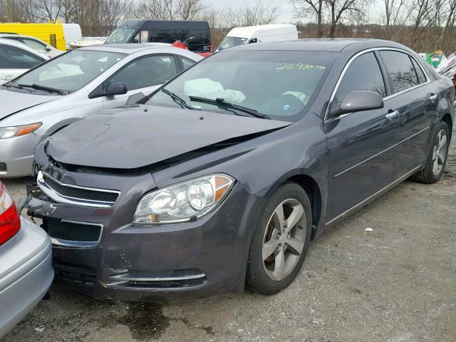 1G1ZC5E00CF259358 - 2012 CHEVROLET MALIBU 1LT ნაცრისფერი ფოტო 2
