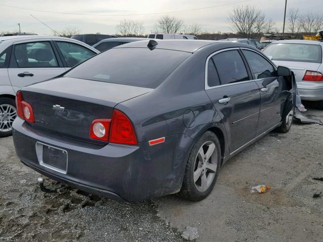 1G1ZC5E00CF259358 - 2012 CHEVROLET MALIBU 1LT ნაცრისფერი ფოტო 4