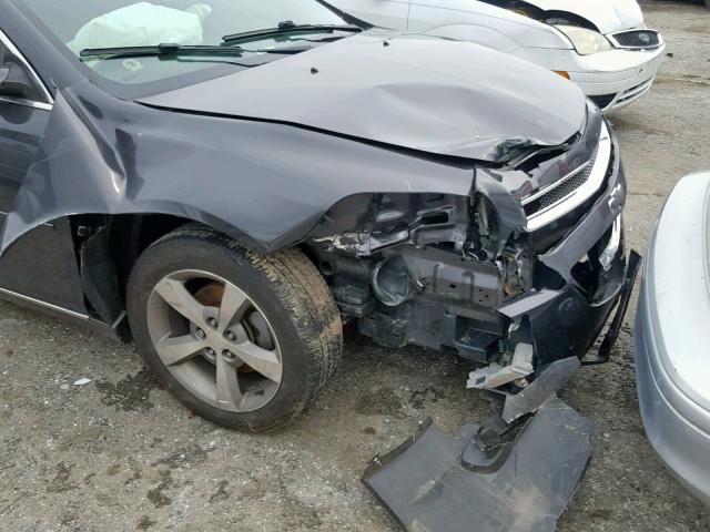 1G1ZC5E00CF259358 - 2012 CHEVROLET MALIBU 1LT ნაცრისფერი ფოტო 9
